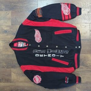 Detroit Red Wings Vintage 90s Nutmeg by Campri Varsity Jacket - size M